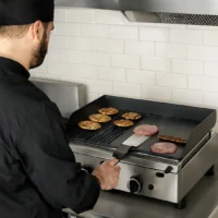 Plaque à snacker à gaz inox AISI 430