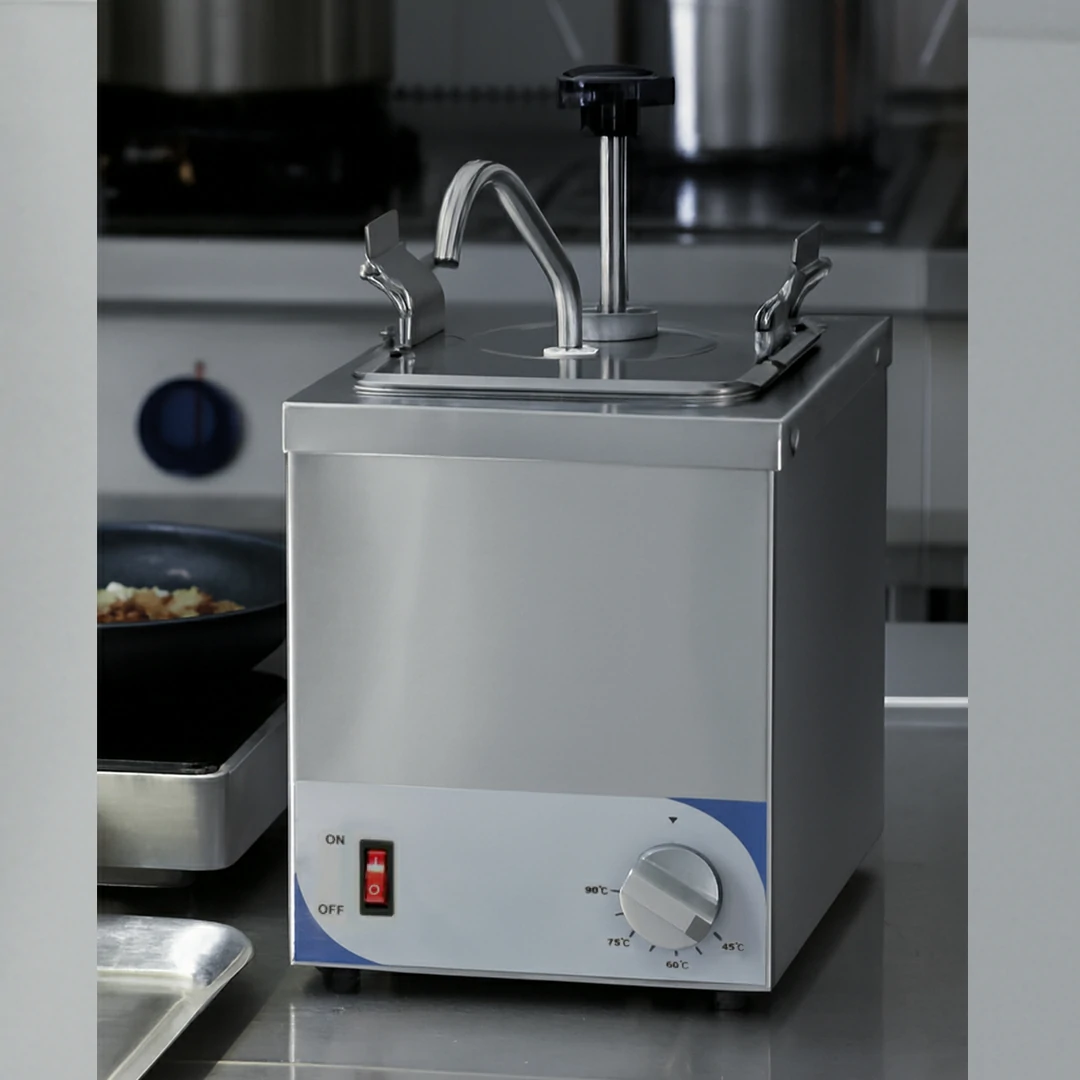 Pompe à Sauce Chauffante Professionnelle 200 W