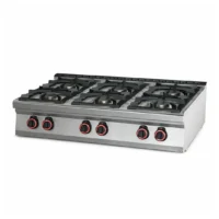 Réchaud à gaz professionnel 6 feux