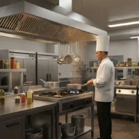 Réchaud Gaz 2 Feux Professionnel en Inox