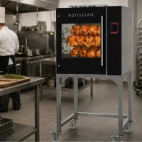 Rôtissoire en inox avec nettoyage assisté modèle Euro Grill 5