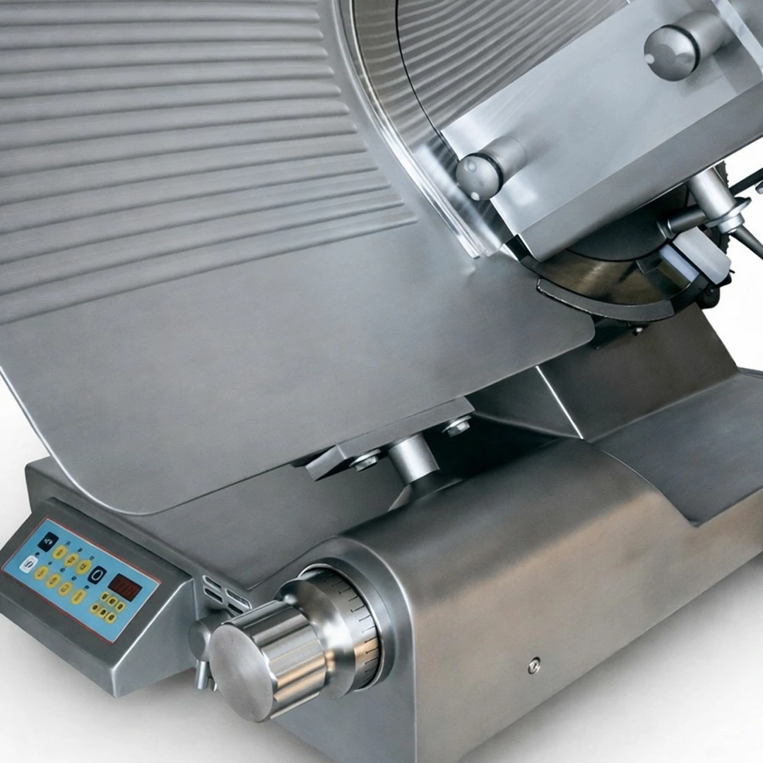 Trancheur à pignon automatique en inox aisi 304