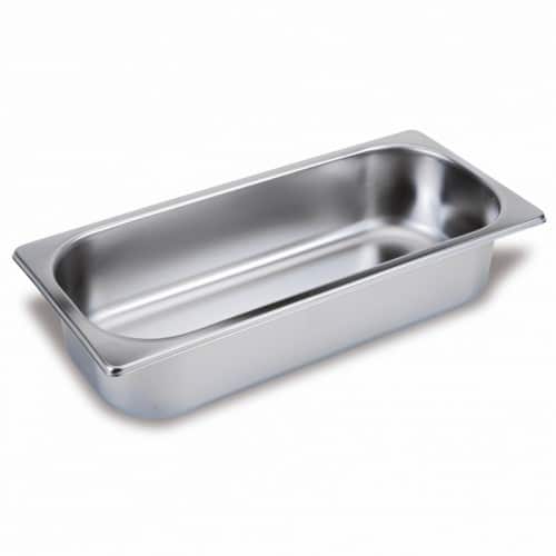 Bac à crème glacée, inox 18/10, 360 x 165 mm