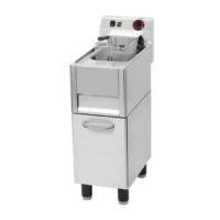Friteuse sur coffre électrique simple en inox 9 L