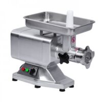 Hachoir à viande, en aluminium anodisé, trémie et plaque perforée en inox, 120 Kg/h