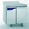 Meuble réfrigéré euronorme sans groupe acier inoxydable froid positif 1 porte 596 W – Image 2