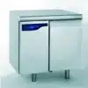 Meuble réfrigéré euronorme sans groupe acier inoxydable froid positif 1 porte 596 W