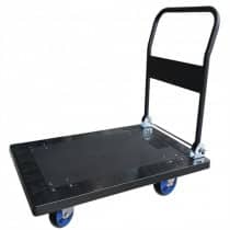 Chariot plastique avec dossier rabattable, capacité 500 kg