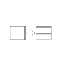 Kit 2 tiroirs refrigérés GN 1/1 profondeur 2 x 190 mm