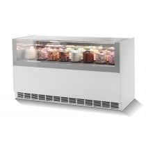 Vitrine à glace, Oneshow Free 120, capacité 10 bacs ronds de 3 L