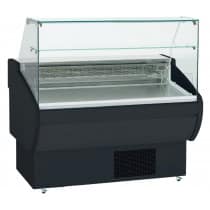 Vitrine comptoir, gamme BRAGA, surface expo 0,43 m2, L 1000 mm
