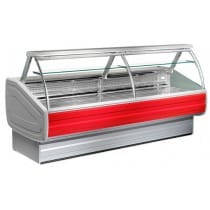 Vitrine réfrigérée, MELODY A2 ventilée avec réserve groupe logé R290 L 1500 mm