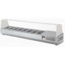 Vitrinette réfrigérée 6 bacs GN 1/3