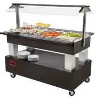 Buffet salad bar 4 GN 1/1