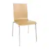 Chaise dossier carré
