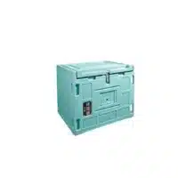 Bac isotherme 132 litres bleu turquoise avec joint silicone