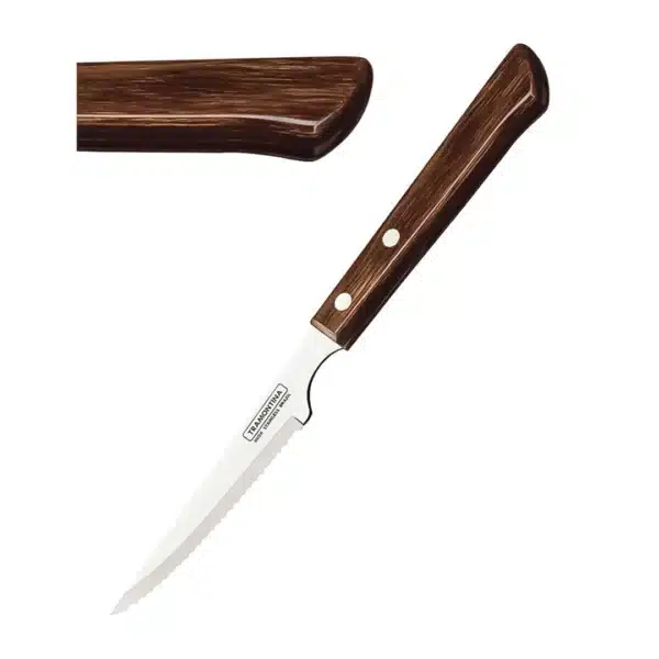 Couteau à steak Lame inox et manche en bois