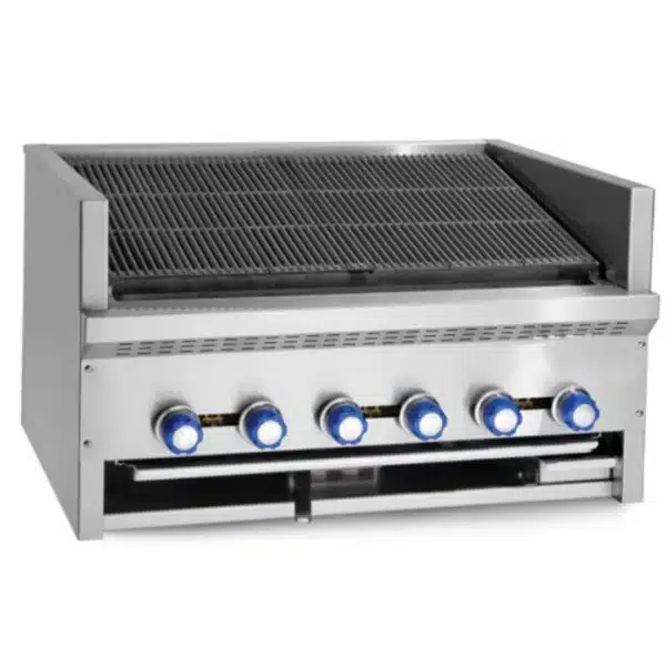 Grill Charcoal 3 positions pour comptoir largeur 762mm
