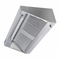 Hotte professionnelle gamme gold, profondeur 900, longueur 2500 mm