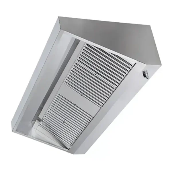 Hotte professionnelle gamme challenge profondeur 900 version dynamique longueur 3000 mm