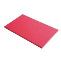 Plaque en polyéthylène rouge L 1200 x P 100 x H 10 mm sur mesure