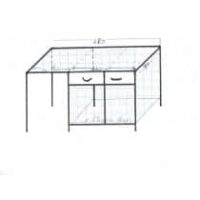 Table armoire 2 portes coulissantes 2 tiroirs Inox AISI 430 adossée L 1800 x P 700 x H 850 mm sur mesure