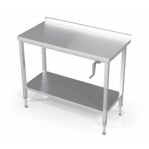 Tables de travail confor’table réglables par manivelle, adossée avec ...