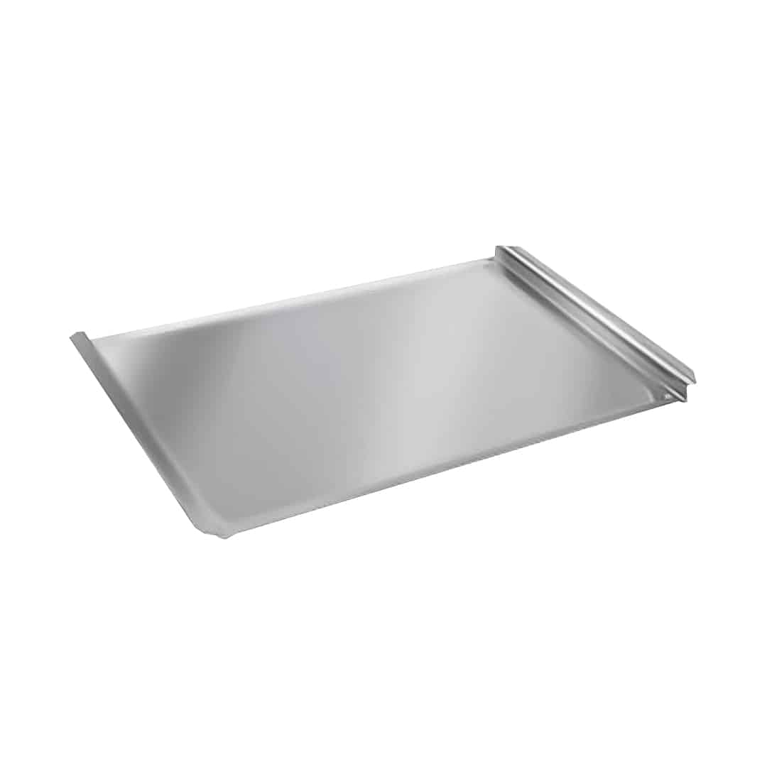 Bac à croissant inox pour four à convection 444 x 350 mm