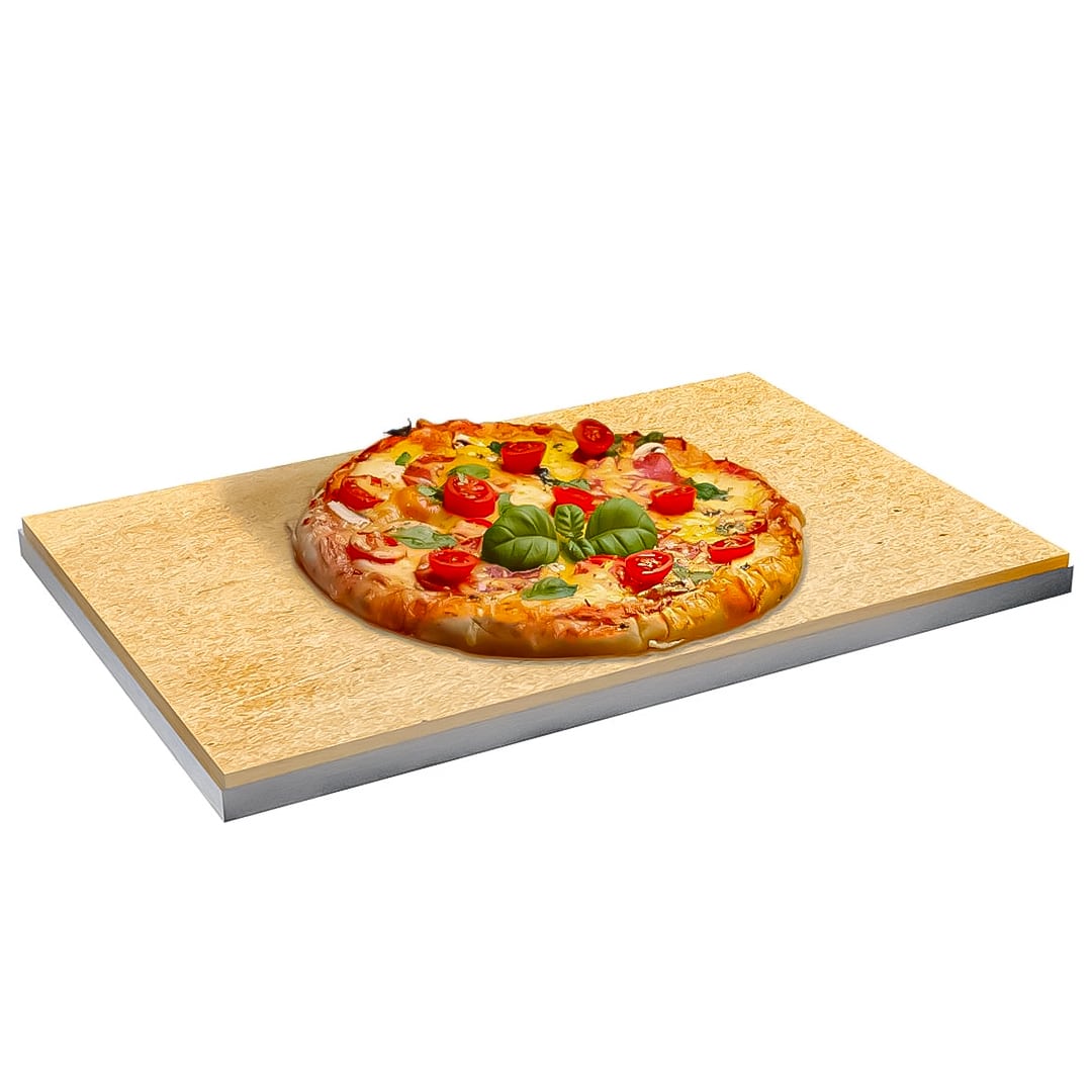Pierre réfractaire à pizza pour four à convection, L 444 x P 350 x H 15 Pierre réfractaire à pizza pour four à convection, L 444 x P 350 x H 15