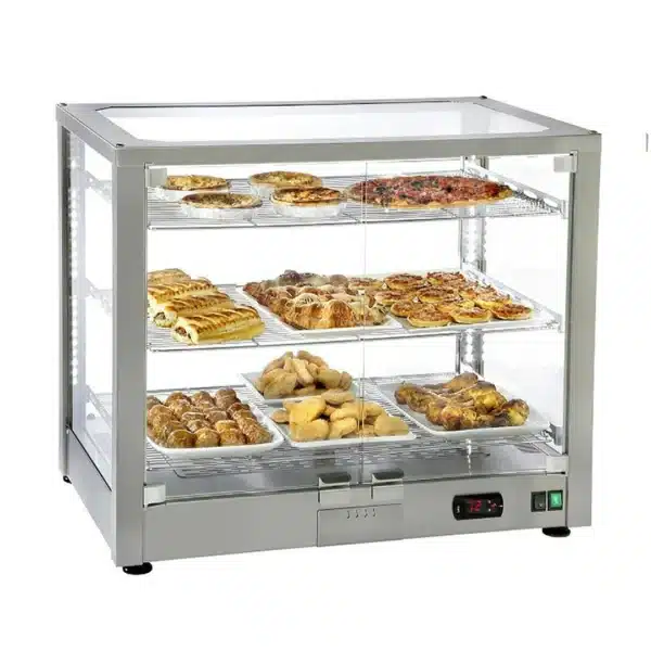 Vitrine chauffante 5 niveaux 1.8 kW