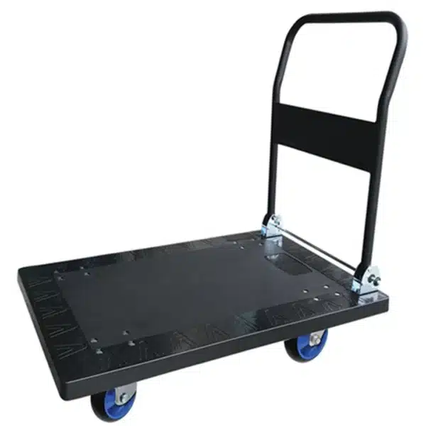 Chariot plastique avec dossier rabattable, capacité 500 kg