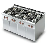 Plan de cuisson gaz 8 feux