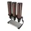 Distributeur de grains de café gamme "Supremo" 3 x 4.5 L noir – Image 4