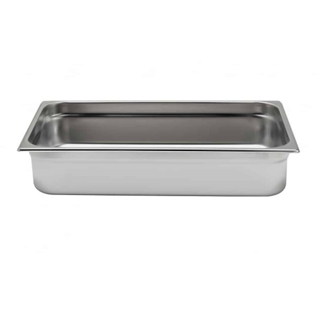 Bac cuisine gastronorme GN1/1 plein en inox aisi 304