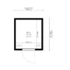 Chambre froide négative L 1800 x P 2000 x H 2120 mm Ep. 100 mm 5.5 m3 avec sol – Image 2