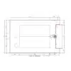 Four Modulec 4 étages 24/24/24/31cm 2 portes L 615 x P 1650 mm 8m2 – Image 2