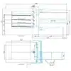 Four Modulec 4 étages 24/24/24/31cm 2 portes L 615 x P 1650 mm 8m2 – Image 5