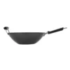 Wok antiadhésif fond plat Ø 356 mm base plate Ø 140 mm H 150 mm – Image 3