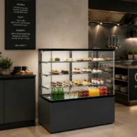 Vitrine réfrigérée basse consommation en inox AISI 304 modèle 4N 990