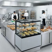Vitrine réfrigérée en inox AISI 304 modèle CUBE COLD DV 3N 990