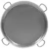 Poêle à paella D 1000 mm en acier poli 85 parts