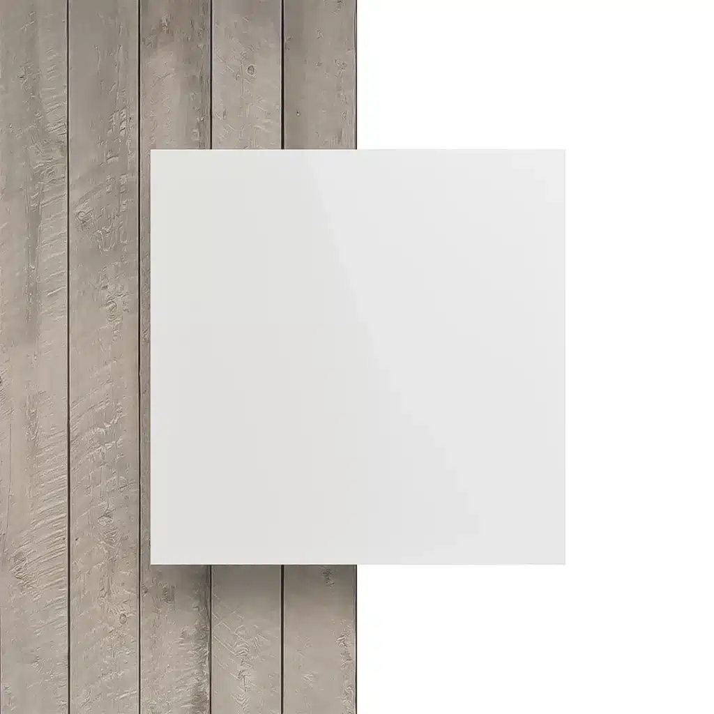 Plaque polyéthylène HMPE 500 naturel L 600 x P 400 x ép 5 mm arrondi sur mesure