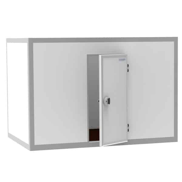 Chambre froide positive L 5960 x P 5960 x H 2280 mm avec sol 71.3 m3 sur mesure