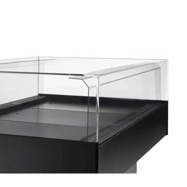 Vitrine self-service réfrigérée panoramique L 1500 mm couleur Noir – Image 3
