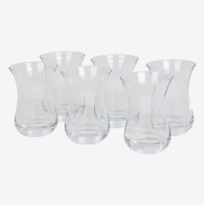 Verres à thé turc 200 ml 6 pièces