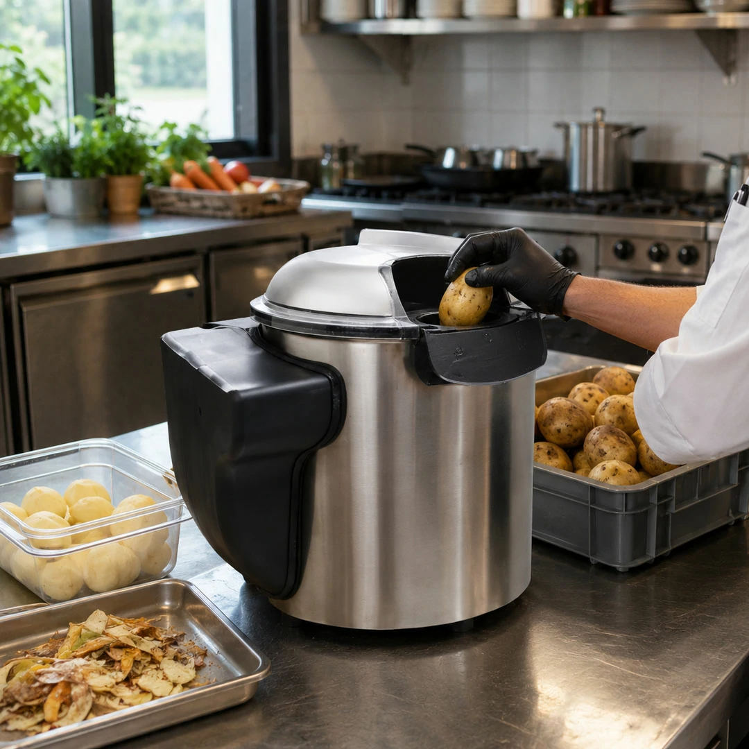 Éplucheuse à Légumes PEL 5B : Idéale pour les Professionnels - Capacité de 150 kg/h – Image 2