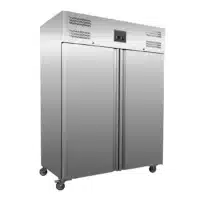 Armoire réfrigérée négative inox 2 portes GN2/1 1400 L 0.92 kW