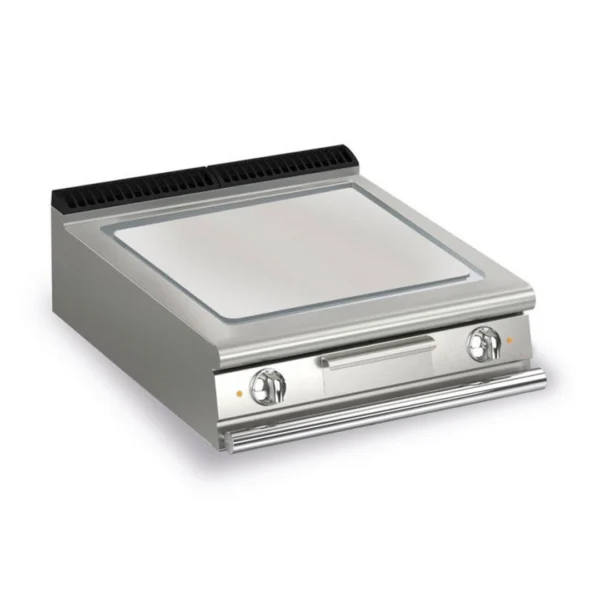 Plancha électrique plaque lisse 37,3 dm² chrome dur P 700 mm