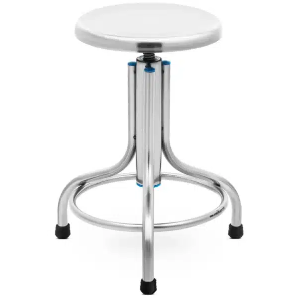 Tabouret labo acier inoxydable