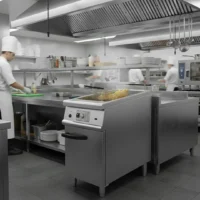 Friteuse à Gaz Inox sur Coffre 20 Litres